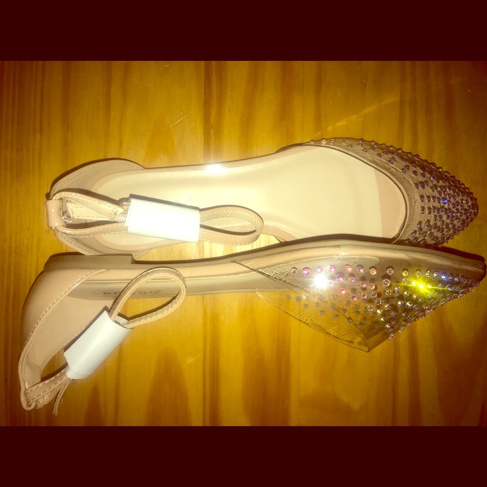 Brand New Bamboo sparkly flats size 6.5